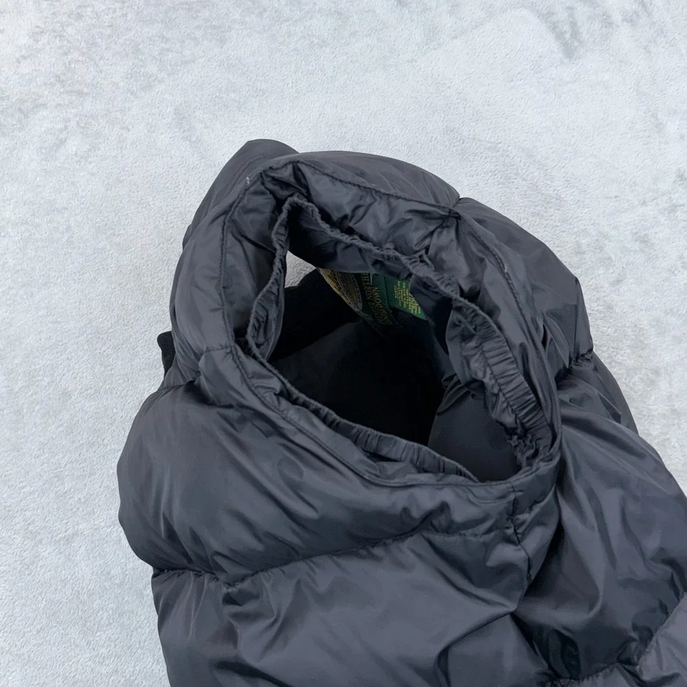 Cabelas Premier Northern Goose Down 650 Puffer Vest 2XL Mens‎ Black Snap Front